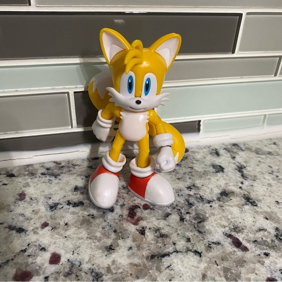 Jakks Modern Tails 3.5" Super Poser Articulated Jointed Sonic The Hedgehog Sega - Picture 1 of 8